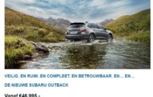 De nieuwe Subaru Outback 2020 vernieuwd!!
